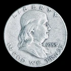 1953-S Franklin Silver Half Dollar