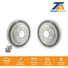 Rear Coated Disc Brake Rotors Pair For Mercedes-Benz GLA250 CLA250 INFINITI QX30