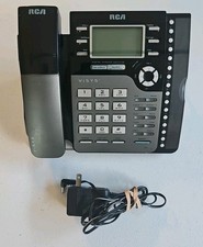 RCA VISYS 25423RE1A Corded Phone - Black/Silver Missing Phone Cord