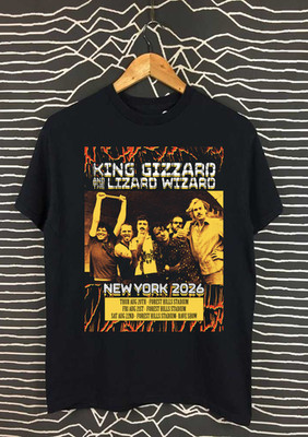 King Gizzard & the Lizard Wizard Newyork 2026 Gift for Fan S to 5XL T-shirt E046