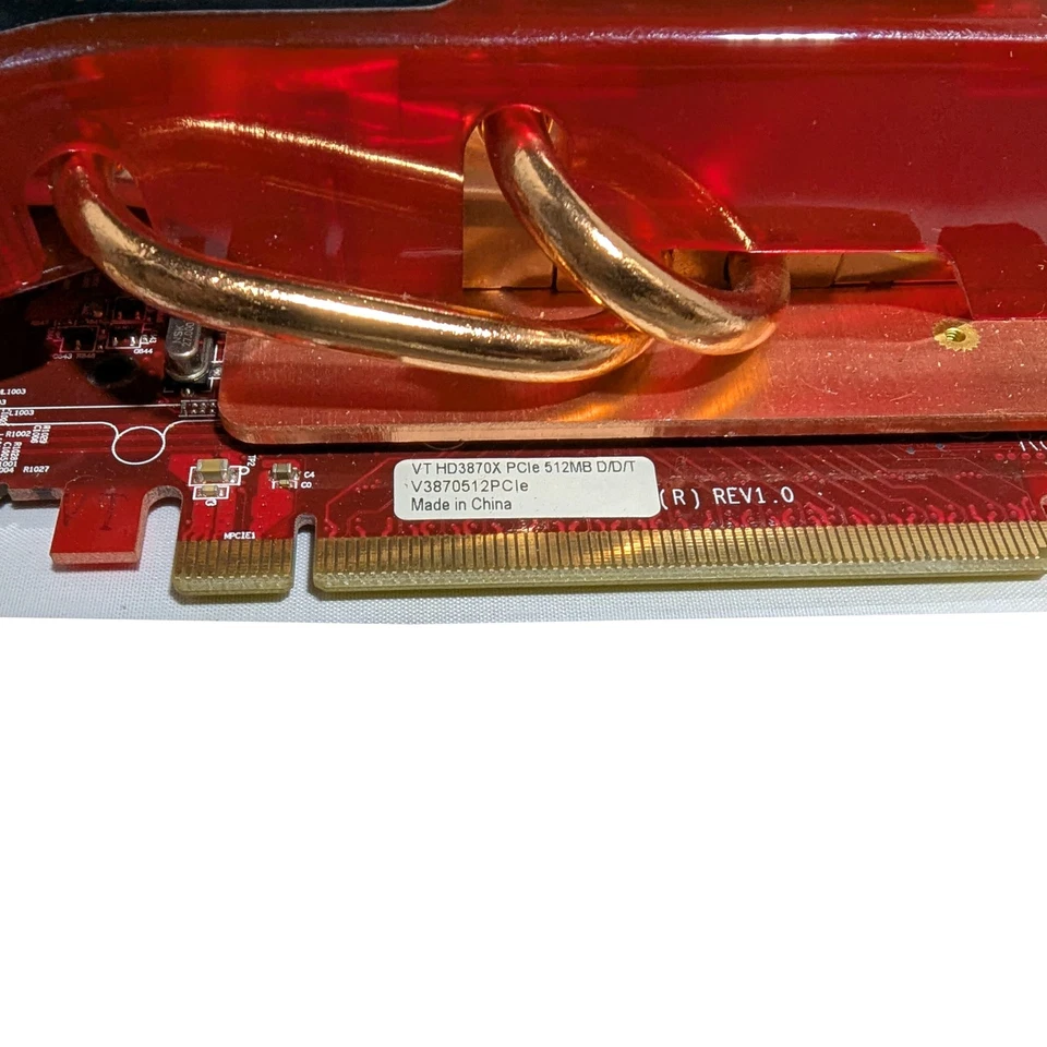 AMD ATI Radeon VT HD3870X PCIe 512MB Dual DVI S-Video V3870512PCIe - Image 4 of 4