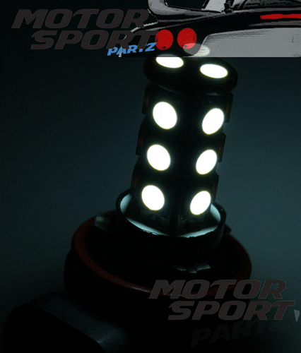 2x LED 9006 Foglight 18 SMDs Xenon White HID Light Bulb - Picture 2 of 2