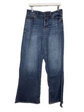  NWT American Eagle Dreamy Drape Low Rise Baggy Wide-Leg Jeans Size 8 Stretch
