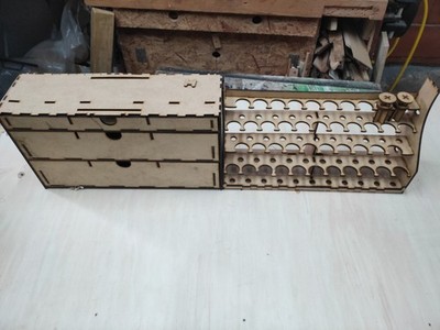 Warmzeit Lackierstation C Zitadelle 2 Abschnitte 710 mm breit 200 mm hoch