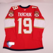 Fanatics Premium Matthew Tkachuk 19 Florida Panthers Jersey Size XL 56 Red NWT