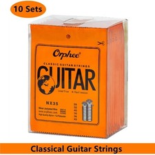 10Set 28-45Gauge Orphee Classical Guitar Strings Silver Plated-Wire Nylon String