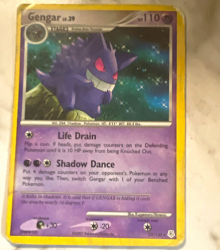 The Pokémon Company Gengar 27/130 Diamond and Pearl Rare Regular 110 HP