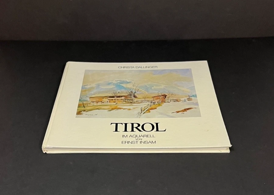 Tirol Im Aquarell von German English Sanduhr Signed & Inscribed by Ernst Insam - Image 3 of 4