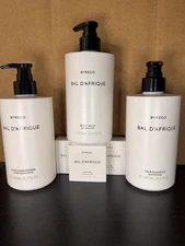 BYREDO BAL D'AFRIQUE -(Shower Set.) Shampoo, Conditioner, Body Wash, 3 Bar Soap