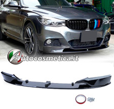 Splitter Spoiler unter Stoßstange vorne schwarz glänzend für BMW 3er F34 GT