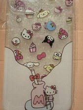 Linda Funda Teléfono Kawaii Hello Kitty and Friends iPhone 16 Plus Nueva