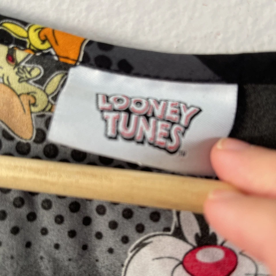 Sylvester the Cat & Tweety Bird Looney Tunes Scrub Top - Image 3 of 4