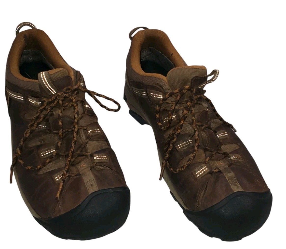 Keen Targhee II Scarpe Impermeabili Uomo 15 Marrone Nero Trail Hiker Utility Basse