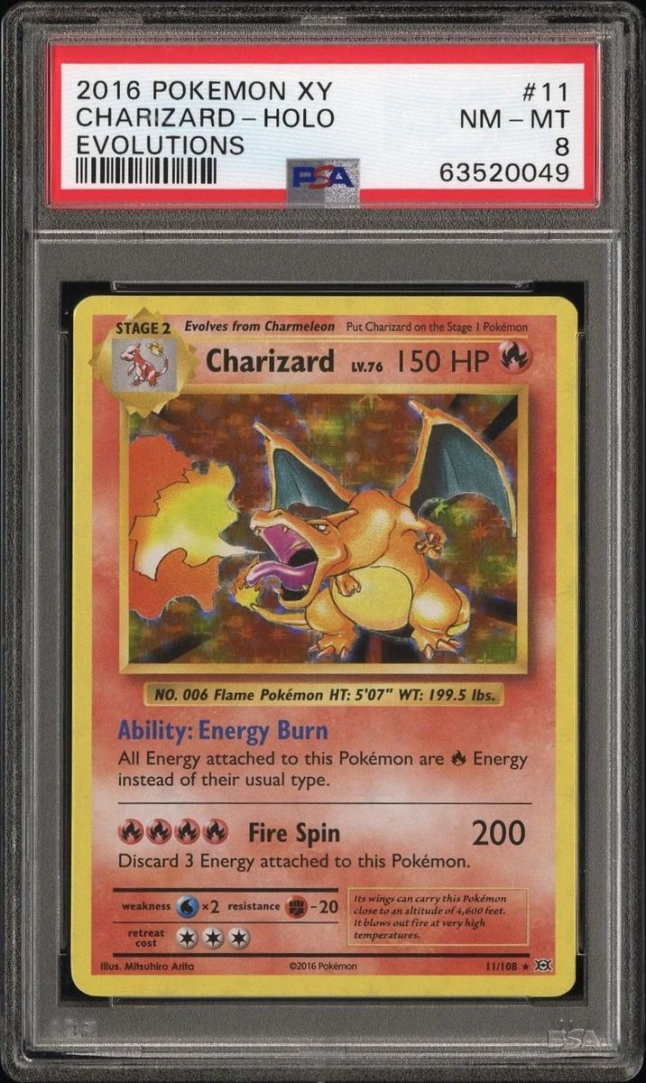 Charizard Pokémon TCG XY Individual Collectible Card Game Cards in