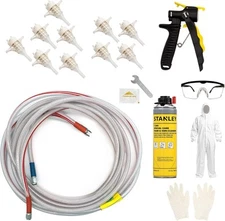 Stanley 10" Spray Foam Gun Hose Assembly – Replacement for Closed Cell Spray Kit