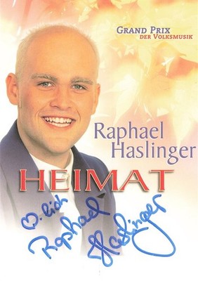 913701) Musiker Autogrammkarte - Raphael Haslinger