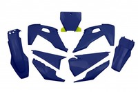 Kunststoff Verkleidung Kit Husqvarna TC FC 125 250 350 450 2019 - 2022 Ufo Blau