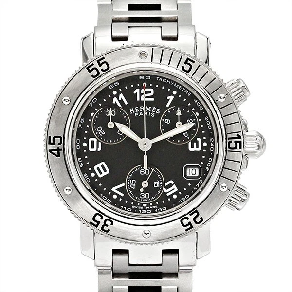 HERMÈS HERMES Clipper Diver Cronografo SS CL2.310 TO215906