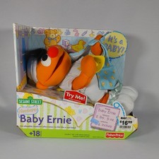 Newborn Baby Elmo Sealed RARE Damaged Package Fisher Price Sesame Street