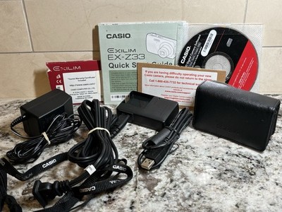 Casio Exilim EX-Z33 Digital Camera 10.1 MP W/ Battery SD Card & Charger black
