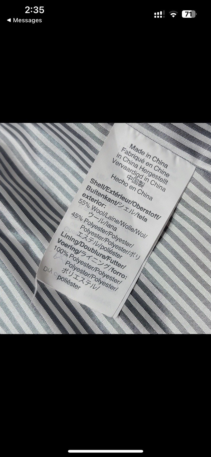 J Crew Wool Blend Patterned Schoolboy Blazer Two … - image 7