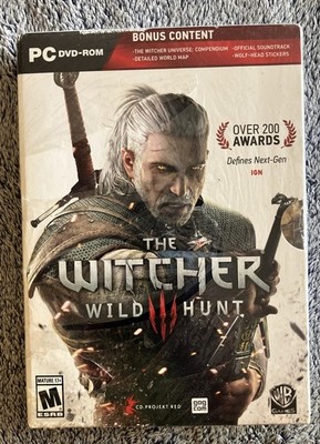 The Witcher 3: Wild Hunt PC DVD Windows BRAND NEW & FACTORY SEALED