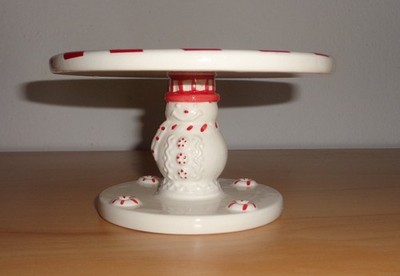 Partylite Duftwachsglas-Podest Halter Mr. Frost P92522 NEU OVP
