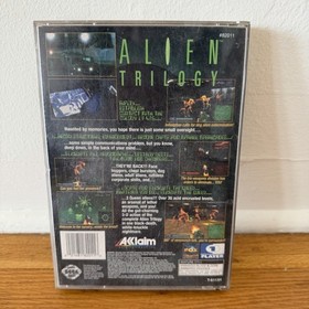 Alien Trilogy (Sega Saturn, 1996) CIB Complete in Box w Registration Card