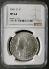1884 O $1 Morgan Silver Dollar