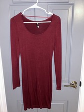 Cotton On Long Sleeve Light Weight Body Con Dress Size S