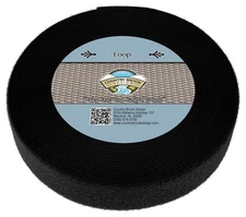 Country Brook Design | Black Sew On Loop Only (1 1/2 inch, 5 yards)