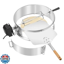 only fire Stainless Steel Multi-Purpose Rotisserie and Pizza Comb