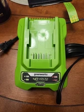 Greenworks 40V Lithium Ion Battery Charger Device 29482 Genuine OEM New  No Box