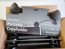 New Kensington FlexClip Document Holder for Copy Typing - Lot of 6