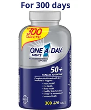 Bayer One A Day Men's 50+ Multivitamin and Multimineral Supplement 300 tablets