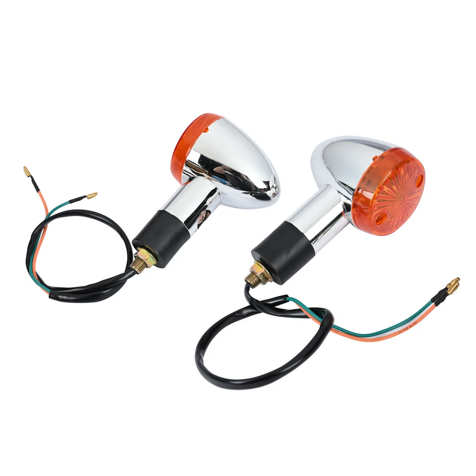 Front /Rear Turn Signal Lights 2x For Suzuki Savage 650 Marauder Volusia 800 Foto 3 de 4