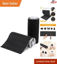 Customizable Double-Sided Hook and Loop Fasteners, 6 Inch Width & 10 Yard Length