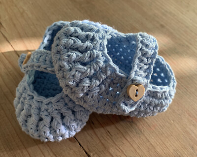 Patucos Bebe Azules Talla 0/3 Meses Zapato Alpargatas Nuevo Recién