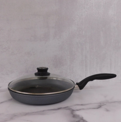 Swiss Diamond Classic Nonstick 10.25 Inch Fry Pan with Glass Lid - New