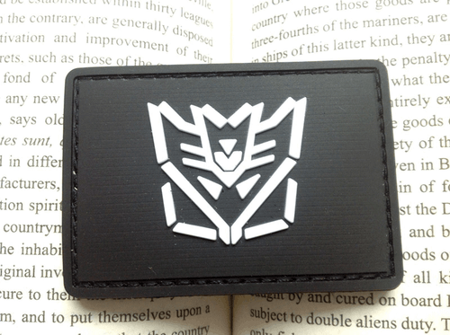 Evil Forces Robot fighter Autobots USA US ARMY BADGE 3D PVC PATCH - Picture 5 of 6