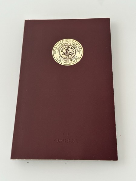 Brochure Vintage Omega Speedmaster degli anni '80 molto rara