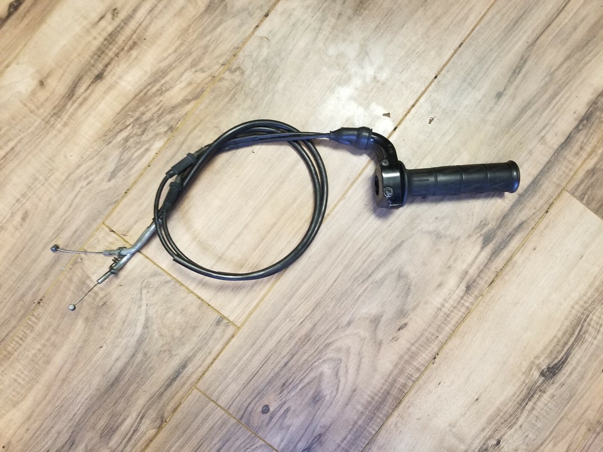 06 08 11 Kawasaki Ninja ZX14 ZX 14 Throttle Tube Cables Assembly