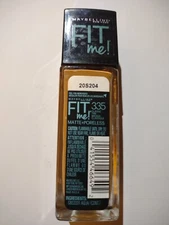 Maybelline Fit Me Matte+ Poreless Foundation 335- Classic Tan, 1 fl. oz