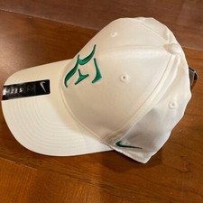 NIKE RFフェデラー直筆サイン入りCAP(白/緑) クレディ・スイス提供品