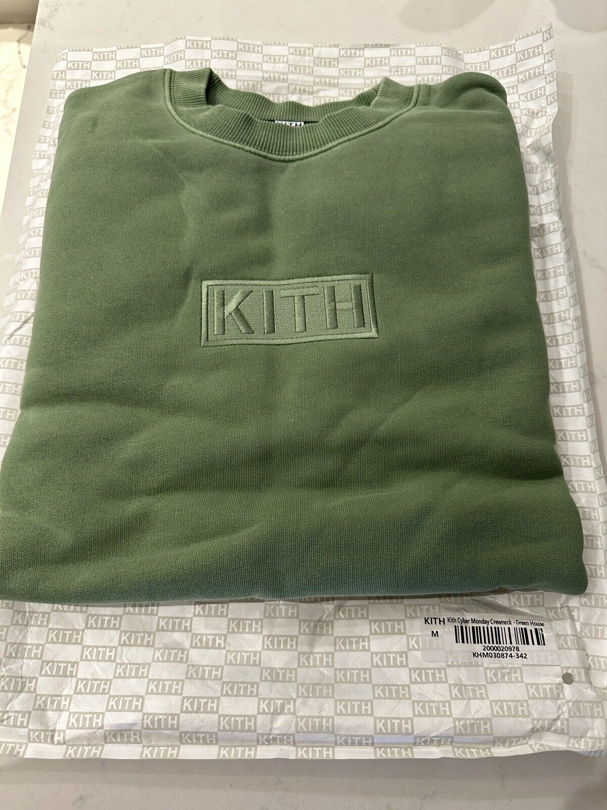 XL kith Cyber Monday Crewneck green