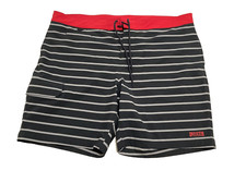 Duluth Trading Size 44 DuluthFlex Bull Moose 9" Striped Board Shorts EUC