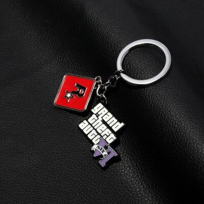 GTA VI Grand Theft Auto 6 Metal Keychain Rockstar Games | eBay