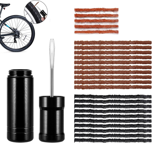 26 Pezzi Kit Riparazione Tubeless MTB, Vermicelli Tubeless MTB per MTB E Bici Da - Foto 8 di 12