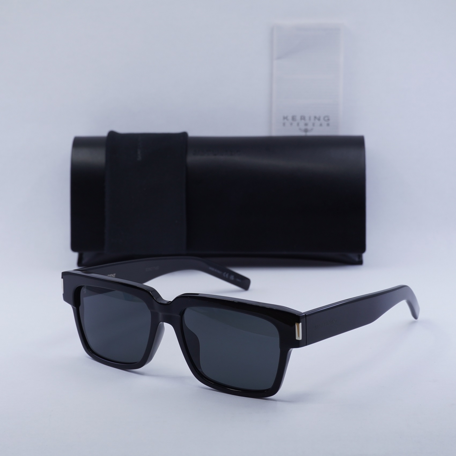 Occhiali da sole SAINT LAURENT SL732 001 nero nero 55 17 145 nuovi autentici