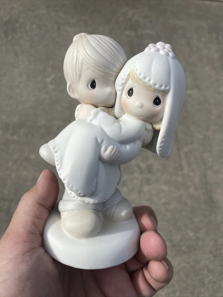 Precious Moments BLESS YOU TWO ADORNO DE PASTEL DE BODA RECUERDO NOVIA NOVIO ❤️BLT7J2 Foto 3 de 4